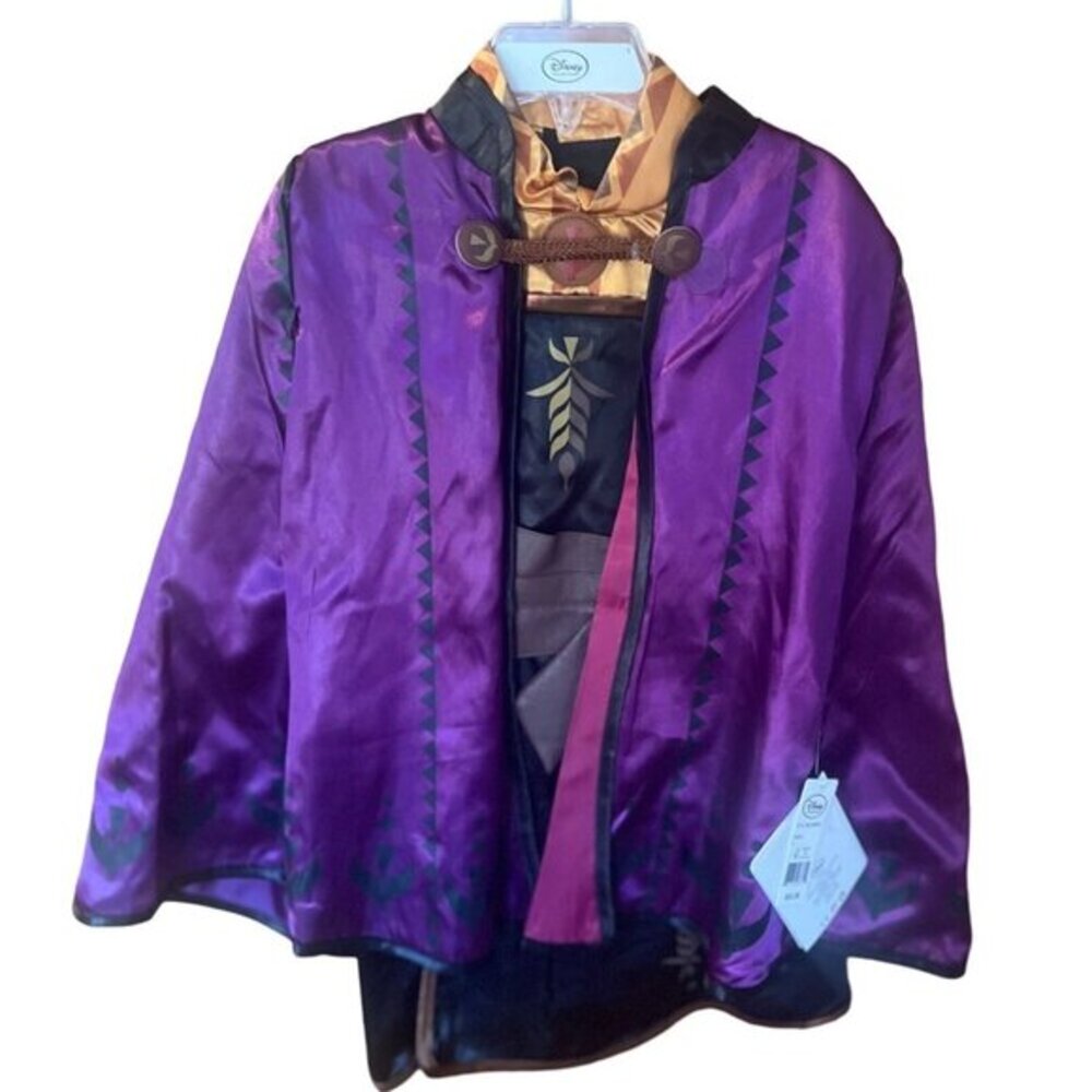 Disney Anna Frozen 2 dress and cape costume Purple and Gold